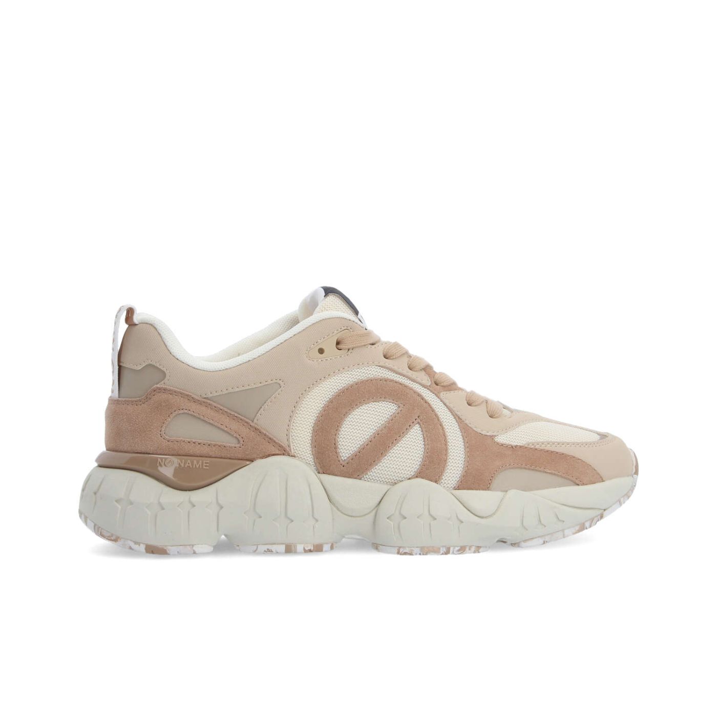 KRAZEE RUNNER M - KNIT/STAMP/STAM - BEIGE/MARRON